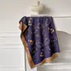 Outono e Inverno Coreano Nova Moda Gato Cachecol de Imitação de Caxemira Estilo Coreano Feminino Estampado Elegante Cachecol Quente Xale para Ar Condicionado