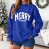 Sudaderas Calientes para Mujer Sudaderas Navideñas con Estampado Pequeño para Dama Cuello Redondo Manga Larga Sin Capucha Sudaderas Casuales para Mujer