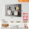 Habitación de eSports Pegboard de Metal Dopamina Pared Perforada Gruesa con Forma Estante de Almacenamiento en Pared Accesorios Magnéticos