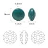 Cuentas de Vidrio de Cristal Facetadas Forma Especial 14mm Nido de Pájaro Color Galvanizado Material para Collares DIY Joyería Hecha a Mano Cuentas Sueltas