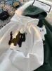 Moletom com Capuz de Gatinho Masculino Tendência Outono e Inverno Veludo Grosso Top Retrô Americano Outono Jaqueta Versátil para Casal