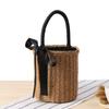 Uma Bolsa Cilíndrica Nova Tecida à Mão para Venda Dropshipping, Férias de Verão, Fotografia na Praia, Uso Diário Casual e Versátil para Mulheres