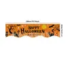Capa de Lareira de Halloween Transfronteiriça Temu Bandeira Fantasma Abóbora Pano Pendurado Atmosfera de Festa em Casa Bandeira de Decoração de Lareira