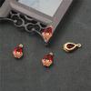 Flor de Ciruelo Borde Circona Gota de Agua Colgante DIY Accesorios de Joyería Hechos a Mano Pendientes Pendientes Pendientes Material