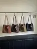2026 Nova Bolsa de Ombro Único com Textura de Tecido para Mulheres Couro Macio de Alta Qualidade Bolsa Cesta Tote Grande Capacidade para o Dia a Dia Portátil