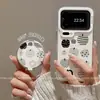 Adecuado para funda de teléfono Apple Xiaomi 17, divertida caricatura 14pro protección de borde completo, 17 líneas de graffiti simples de alta gama