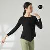 Ropa de Práctica de Baile para Mujer Primavera y Verano Nueva Ropa de Baile Top Holgado Ropa de Entrenamiento Corporal Ropa de Baile