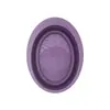 Tigela de Lavagem de Silicone Dobrável Esponja de Pó Tigela de Lavagem Pad Ferramenta Universal de Limpeza de Pincéis de Maquiagem Tigela de Lavagem Oval para Pincéis de Maquiagem