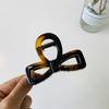 Nuevo Estilo Horquilla Cuadrada Hebilla de Lazo Engrosada Parte Trasera de la Cabeza Lazo Redondo Clip de Agarre Accesorios para el Cabello Simples y Elegantes que Combinan con Todo Clip de Tiburón