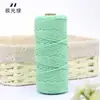 Corda de Fio de Algodão Colorido para Artesanato DIY Feito à Mão, Tecelagem de Estrutura de Escalada para Gatos, Decoração com Corda de Algodão, 2mm 100