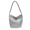 Bolsa de Axila de Grande Capacidade para Mulheres, Novo Estilo Verão 2025, Bolsa de Ombro Relaxada para o Dia a Dia, Bolsa Tote Saco Casual Simples