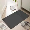 Tapete de Entrada para Casa de Terra de Diatomáceas Transfronteiriço, Resistente à Sujeira, Fácil de Manter, Absorvente de Água para Banheiro, Antiderrapante, Tapete de Secagem Rápida