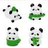 Figuras de Panda Creativas Lindas para Micro-Paisajismo, Decoraciones de Jardinería, Accesorios de Decoración DIY, Adornos para Coche
