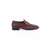 Casa de la Uva~Otoño/Invierno 2026 Aumento de Altura 3cm Tacón Grueso Estilo Británico Mocasines para Mujer Mocasines Versátiles de Tacón Grueso para Mujer
