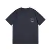 Camiseta Pesada Algodón Puro Ropa para Mujer 230g Algodón Peinado Corte Holgado Manga Corta de Verano Casual Cuello Redondo Ropa de Marca Moderna para Mujer