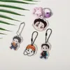 Venta al por mayor de fábrica Llaveros Acrílicos Etiquetas de Nombre Personajes Chibi de Anime Colgantes para Bolsas Accesorios Pequeños Regalos Temporada de Graduación