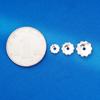 Cuentas de plata tailandesa 6-8-10mm espaciador redondo de cobre S925 plata pura hecho a mano DIY material para accesorios de cuentas