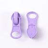 No. 7 y No. 5 Tiradores de Nailon Universales de Colores con Cierre Automático, Cabezales de Cremallera Versátiles para Chaquetas de Plumas, Uniformes Escolares y Bolsas, Al por Mayor