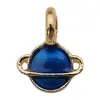 Mistura 20 Acessórios de Joias de Liga Azul com Gota de Óleo DIY Pulseira Brincos Chaveiro Sereia Estrela do Mar Flor Pingente