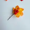 Ramas de hojas de arce artificiales y bayas transfronterizas, ramas de flores secas de calabaza de otoño y piñas, ramo de flores eternas decorativo de Halloween