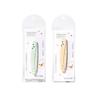 Ueno Ramila lindo pequeño recortador de cejas plegable antiarañazos acero inoxidable portátil raspador de cejas SY308