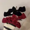 Pinza para el Cabello con Lazo Tridimensional de Otoño e Invierno, Accesorios para el Cabello, Tocado de Lazo Princesa Desenfrenada, Tocado de Año Nuevo Color Vino Tinto para Novia