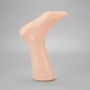 Accesorios para Exhibir Calcetines Modelo de Pie para Exhibición Modelo de Calcetín Maniquí de Adulto Maniquí Invertido para Calcetines de Mujer Accesorios Material Modelo de Pie Femenino Sin Costuras