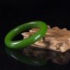 Pulsera de calcedonia verde de Xinjiang, jade verde espinaca, imitación de esmeralda, pulsera de jade Hetian para mamá y amigos