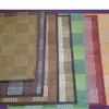 Fabricantes suministro borde redondo seda bambú estera posavasos bambú muestras de cliente suministro comercio exterior pequeño al por mayor exportación