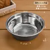 Tigela de Sopa Extra Grossa de Aço Inoxidável, Tigela de Sopa Redonda Cor Dourada Comercial, Tigela Espessada para Cantina, Tigela para Lavar Legumes, Tigela para Refeição de Aluno Escolar