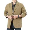 Venta Directa de Fábrica 2023 Blazer Casual para Hombre Chaqueta Nueva de Primavera Algodón Casual Traje Pequeño