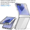 Adequado para Samsung Z Flip 20% de desconto com Airbag nas Quatro Cantos Anti-Queda TPU Transparente Capa para Celular Z Flip7/8, À Prova de Choque