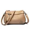 Bolso de Hombro Único de Canguro Nuevo para Mujer 2026 Bolso de Madre Cruzado Cuero Suave Moda Retro Bolso de Mano Simple Bolso para Viajar al Trabajo Mayoreo