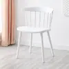 Silla de plástico moderna y sencilla para comedor, estilo nórdico, con respaldo creativo, estilo Windsor, para cafetería.