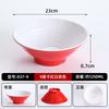 Tigela de Melamina para Macarrão Comercial, Tigela de Plástico para Sopa com Macarrão, Tigela Grande Picante para Hot Pot, Tigela Especial para Restaurante de Ramen, Louça de Melamina