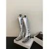 Sandalias de tacón alto con tiras y puntera cuadrada, de moda, para el verano 2026, con tacones finos, sexys y estilizadas, Botas altas con cremallera lateral