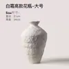 Jarrón de Cerámica Estilo Wabi-Sabi Arreglo Floral Adornos Decoración del Hogar de Gama Alta de Nicho Jarrón Adornos de Cerámica Maceta de Cerámica Zen