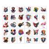 Stickers de Tatuajes Temporales de Acuarela de Animales Transfronterizos de Alta Gama Coloridos Tigre Mariposa Animal Fiesta Fiesta Stickers de Tatuajes Temporales