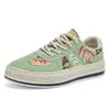 Sapatos Masculinos, Tênis de Palha Respiráveis Resistentes ao Desgaste de Veludo Cotelê, Sapatos de Cano Baixo Personalizados para Esportes e Lazer Masculino Primavera e Outono