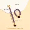 Colgante de Joyería DIY Tejido a Mano Llavero Cordón Cadena para Teléfono Decoración de Bolsa con Nudo de Diamante Aro Abierto