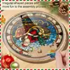 PT-TYU318 Colgante de Rompecabezas Acrílico de Papá Noel Transfronterizo para Atmósfera Festiva Decoración de Ventana
