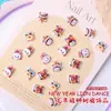 Decoraciones de Arte de Uñas Estilo Chino de Año Nuevo de Moda Lindos Accesorios de Uñas de Resina 3D Tendencia Nacional León DIY