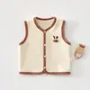 Ropa para Bebés y Niños Anyang, Chaleco de Terciopelo para Niños, Estilo Otoño e Invierno, Cárdigan de Terciopelo Doble Cara, Chaleco de Terciopelo para Bebés Niños y Niñas