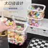 Caja de Accesorios para el Cabello de Niña Caja de Decoración de Ligas y Bandas Elásticas para el Cabello de Niña Horquilla Adorno para el Cabello Diadema Caja de Joyería de Gran Capacidad