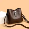 Bolso mensajero de moda europeo y americano, gran capacidad, bolso tote casual simple, para mujer, textura de comercio exterior, bolso de hombro portátil