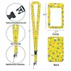 Cordón de Plástico UV con Clip Retráctil, Porta Credencial, Insignia de Trabajo, Porta Tarjeta de Autobús, Porta Tarjeta de Identificación, Porta Tarjeta de Campus, Porta Tarjeta de Fan