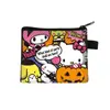 Bolsa de monedas de Halloween transfronteriza Serie Sanrio Dibujos animados Linda Bolsa Pequeña Almacenamiento Infantil Portátil Soporte para Tarjeta de Llave Venta al por Mayor