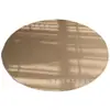 Alfombra de Piso Lavable Hecha a Mano de Yute para el Hogar Habitación Cama Redonda de Ratán Manta de Mesita de Noche Felpudo Tejido Simple Creativo para Rascar Gatos