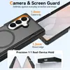 Funda de teléfono magnética adecuada para Samsung Z Fold7/8 Ultra con soporte, cubierta protectora mate anticaída para pantalla plegable