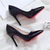 Sapatos de Salto Alto Sexy, Travesti, Sapatos de Salto Alto Sexys Descartáveis, Desejo Puro Brilhante, Pé na Cama, Saltos Agulha Brilhantes, Shihai Sexy